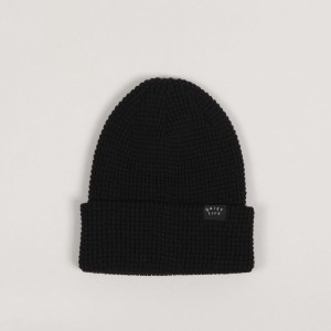 Quiet Life Waffle Beanie Black